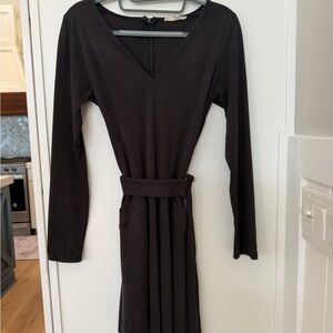 Millibon Charcoal Long Sleeve Dress